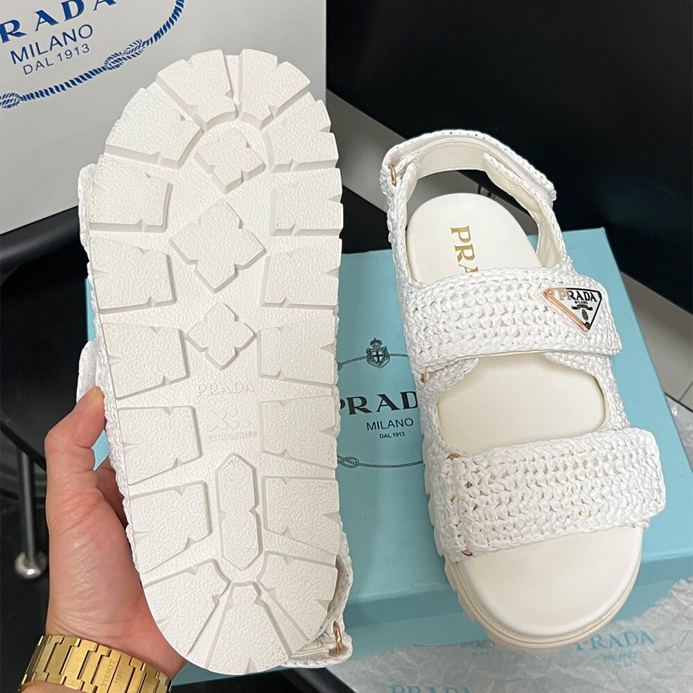 Pra*a Crochet sandals