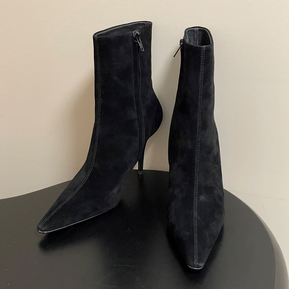 Y51 ASHLEY booties in smooth leather