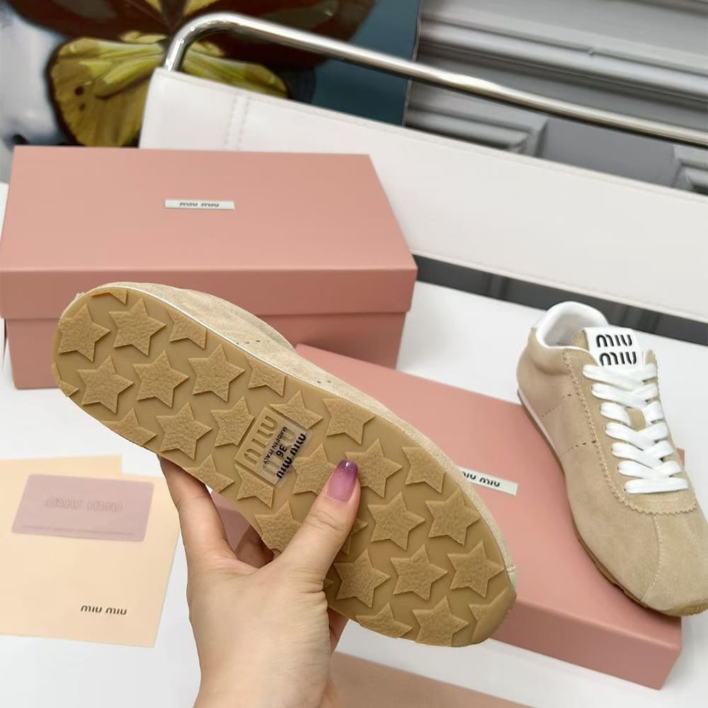 M1um1u Suede Sneakers