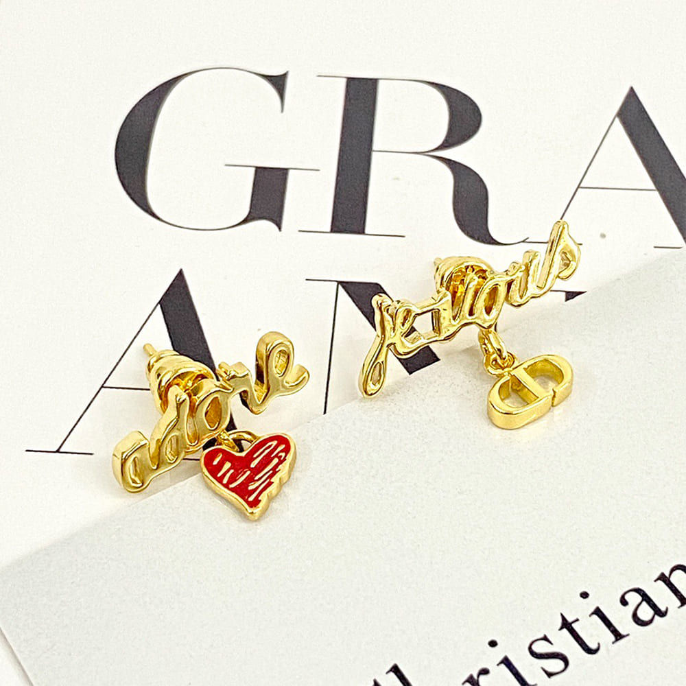 D10r D10rAMOUR JE VOUS ADORE EARRINGS