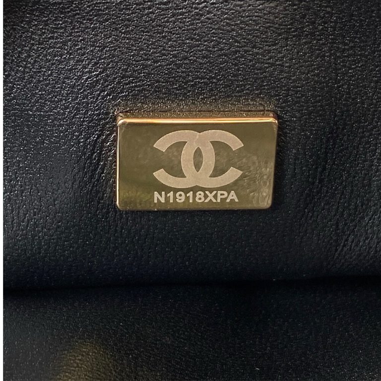 Ch**el mini flap with top handle