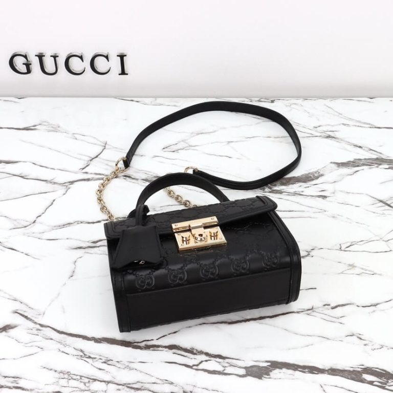 Gvc*1 PADLOCK SMALL TOP HANDLE BAG