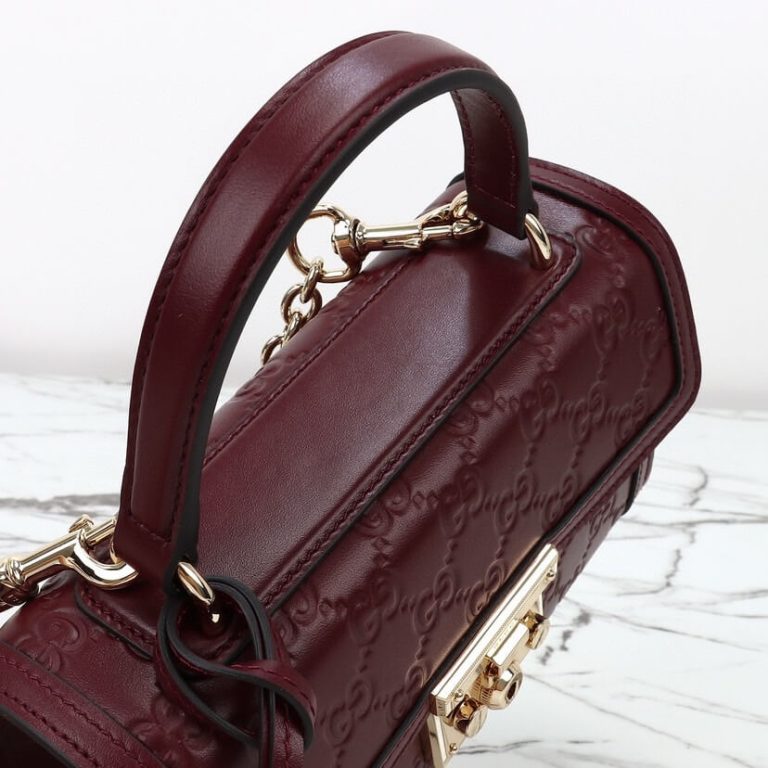 Gvc*1 PADLOCK SMALL TOP HANDLE BAG