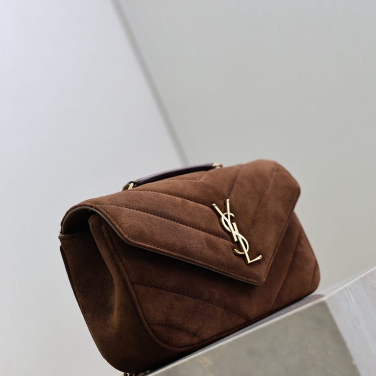 LOULOU small in MATELASSÉ suede